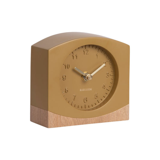 Tischuhr Paris mit Holz