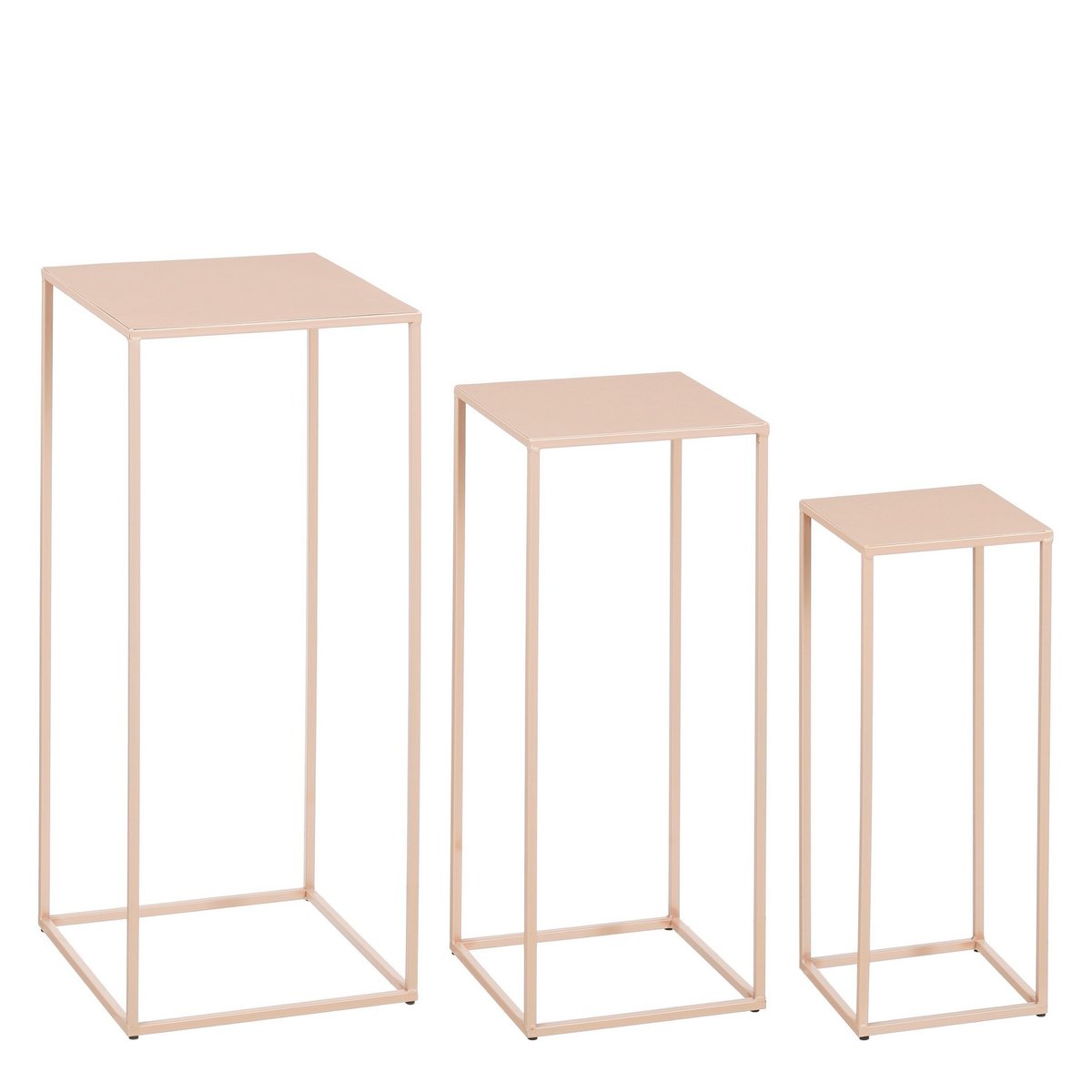 Beistelltischset Quinty Pink