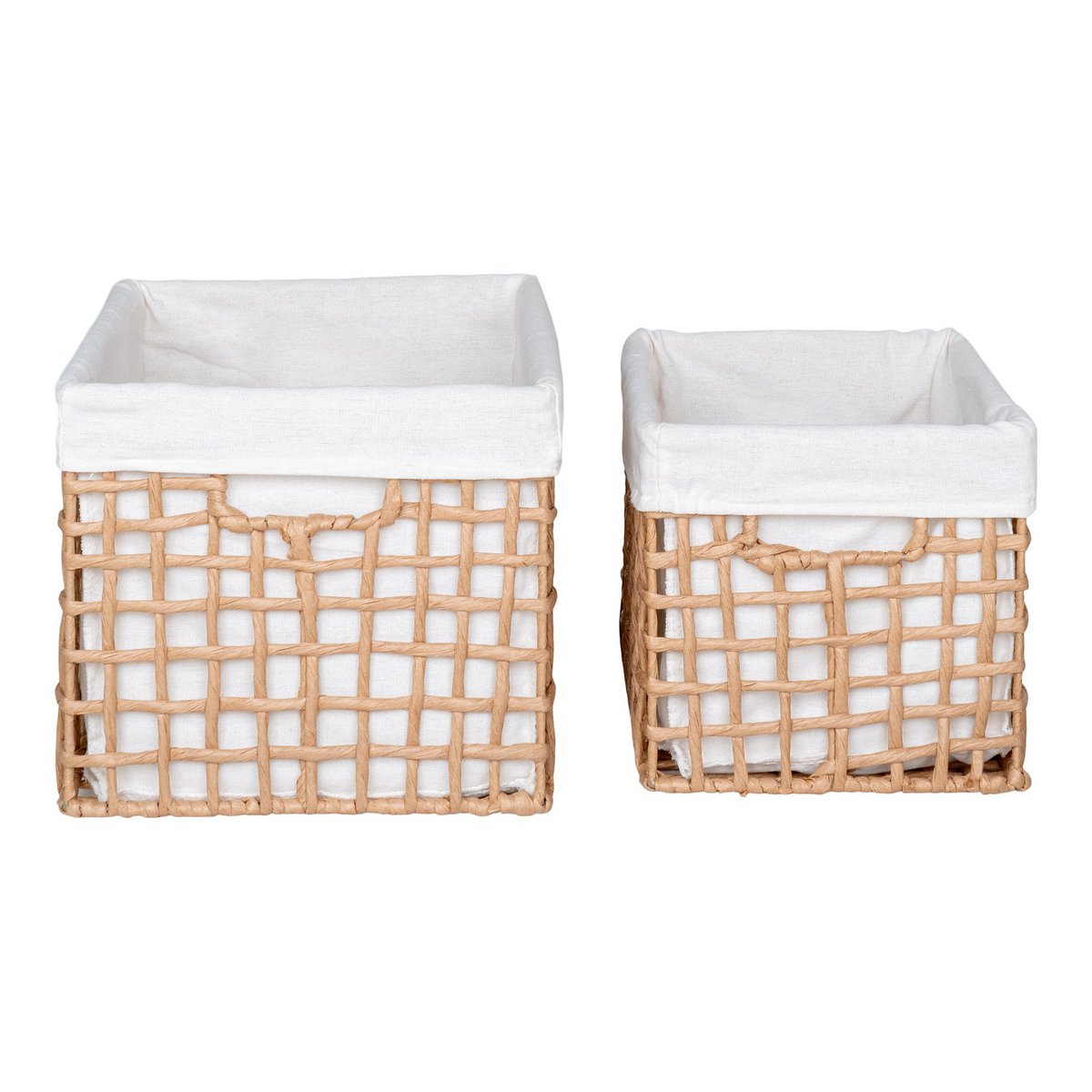 Bustelo Basket - Korb, Papier, natur, 2er-Set