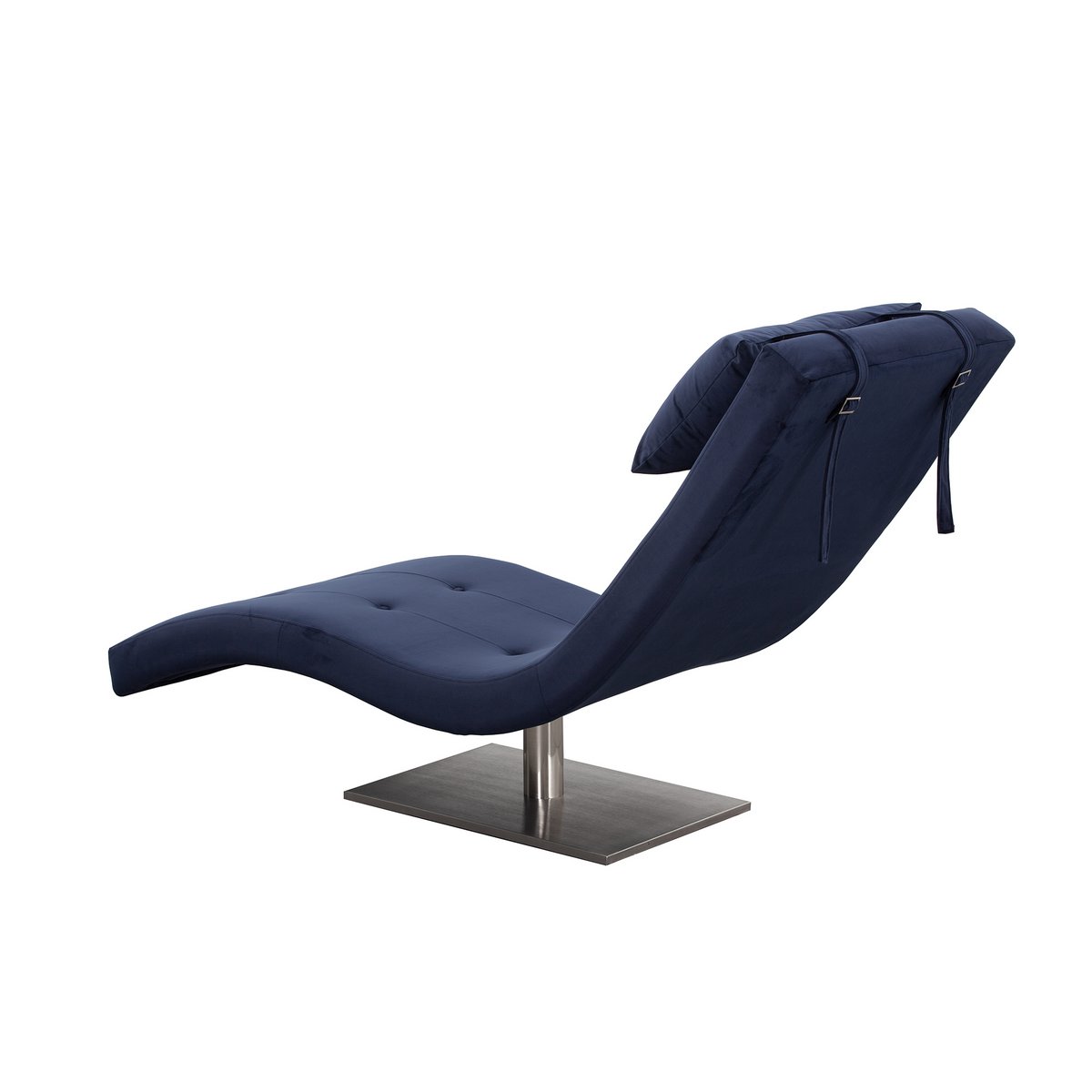 Relax lounger velvet blue
