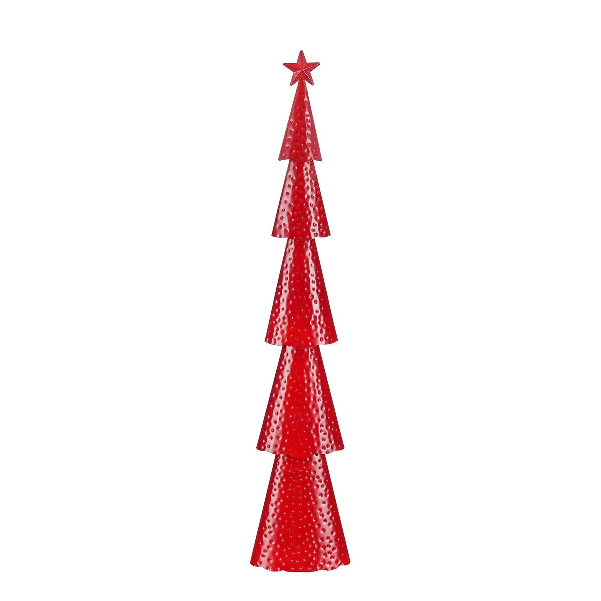 Dekorativer Weihnachtsbaum Rot