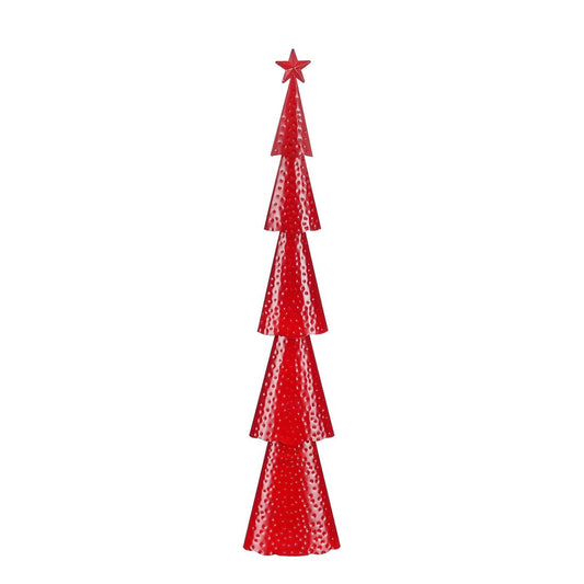Dekorativer Weihnachtsbaum Rot