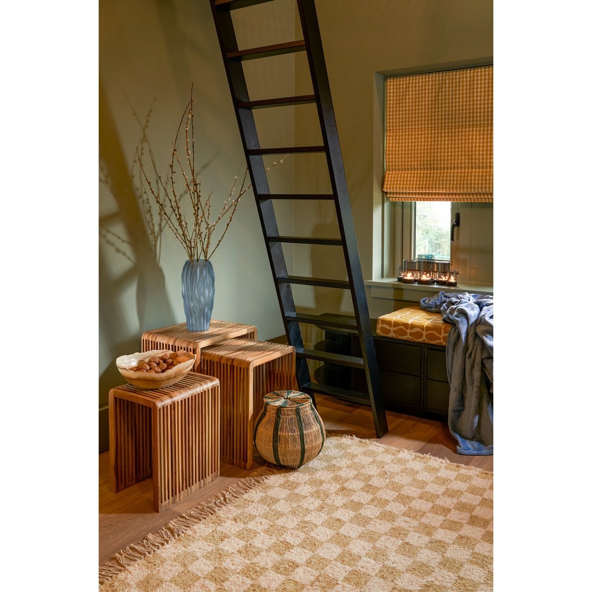 Beistelltischset Yonker Brown