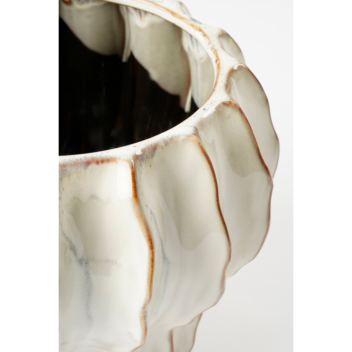 Blumentopf in Altea White
