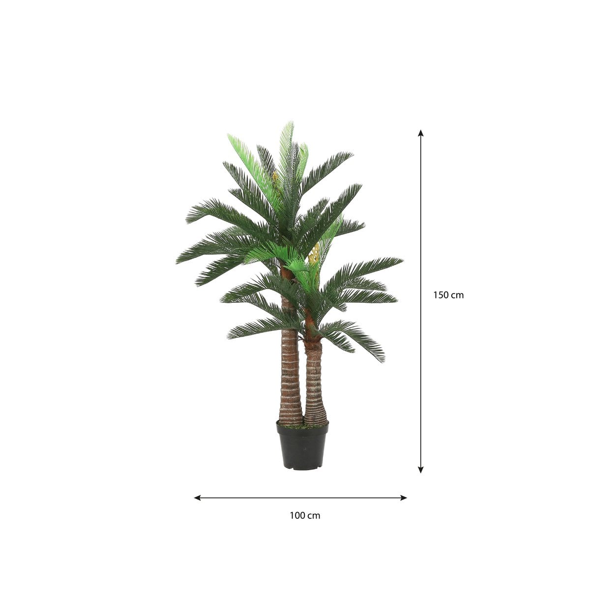 Künstliche Pflanze Cycas grün
