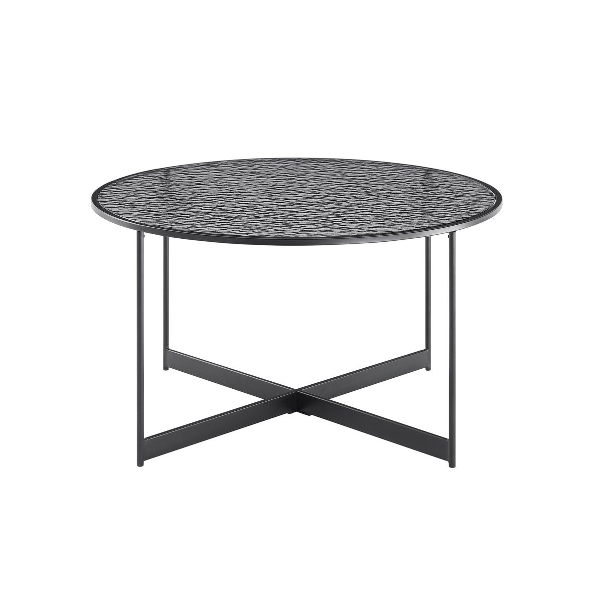 Coffee table Ø 80 cm black