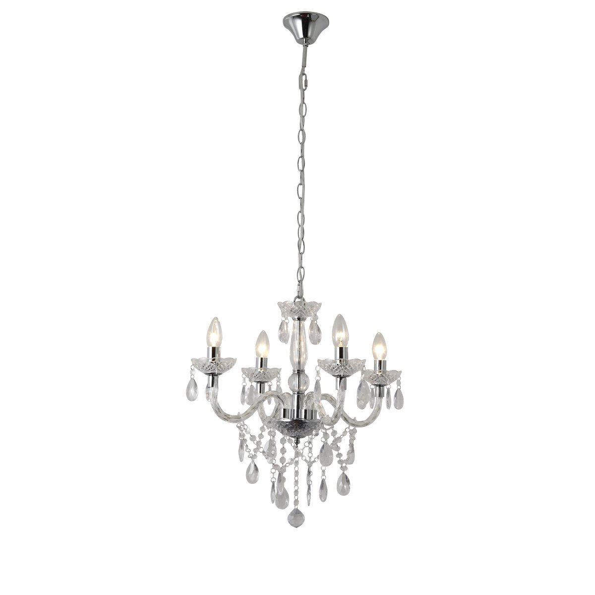 Acrylic glass chandelier
