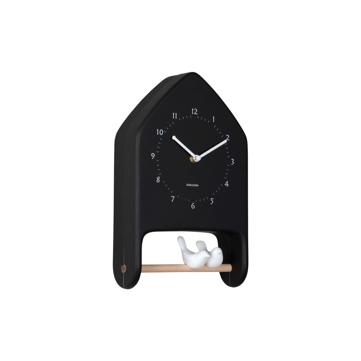 Wanduhr Liebesvögel