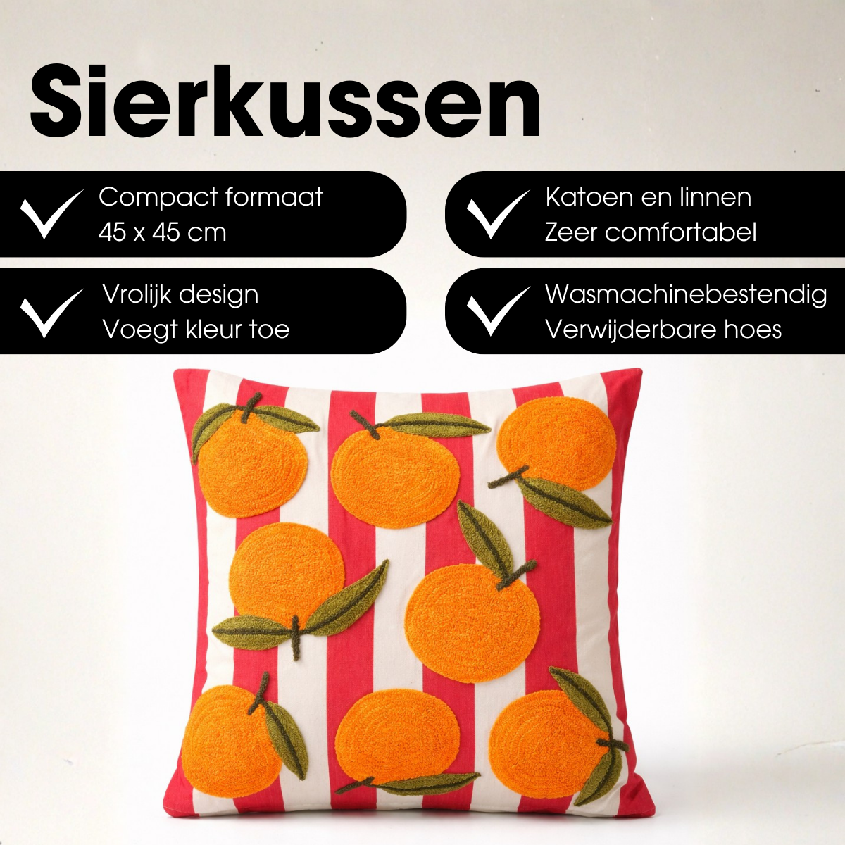 Dekokissen Mehrfarbig