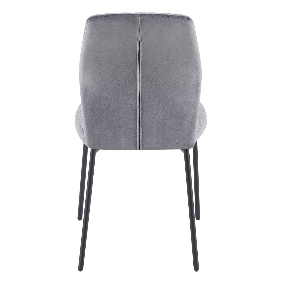 Chair set of 2 gray