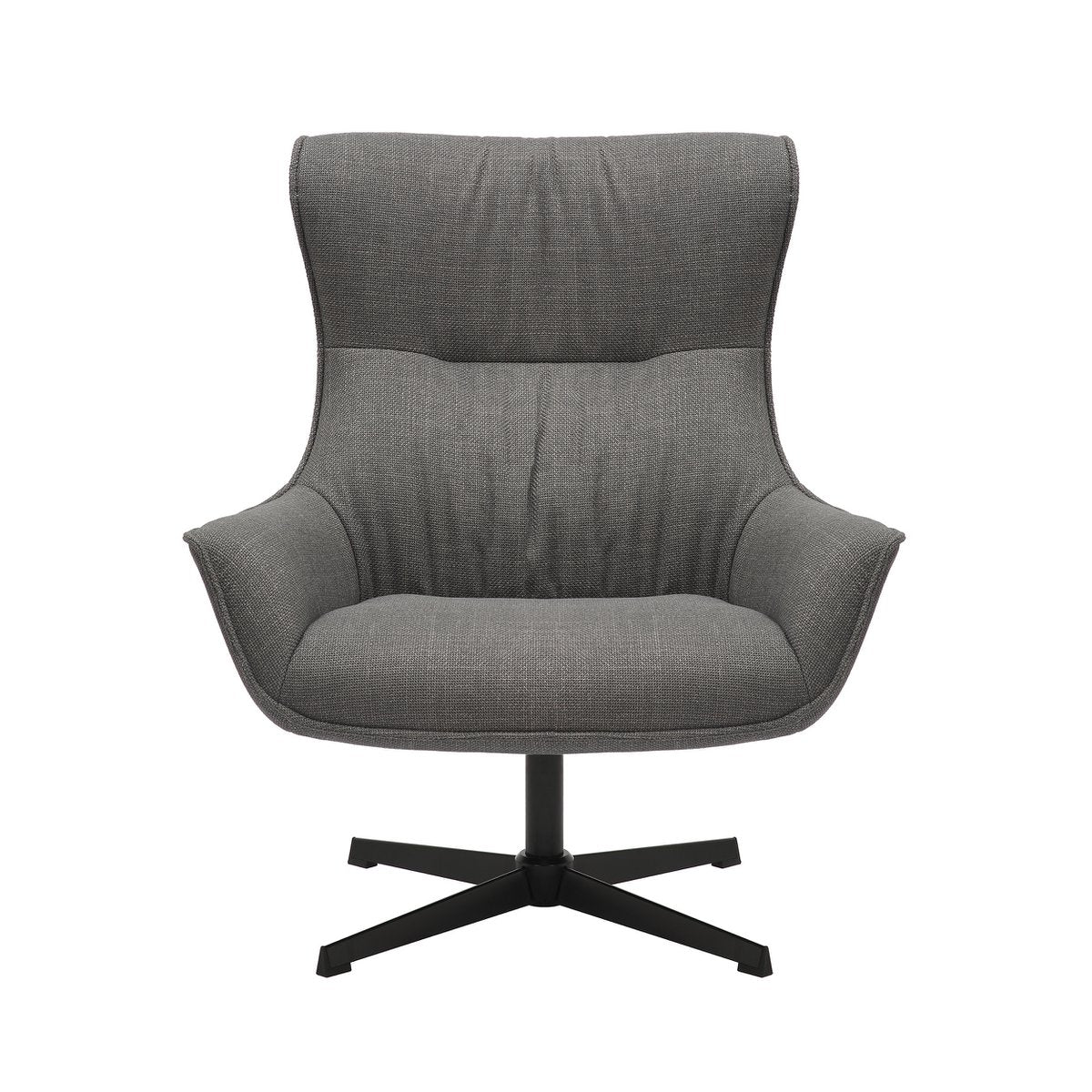 Sessel Strukturstoff Grau