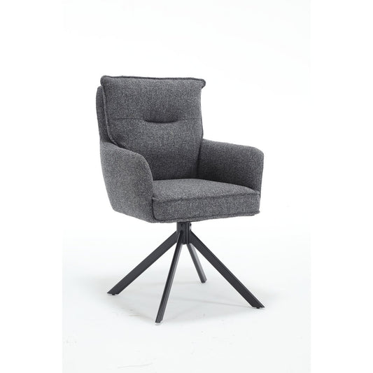 Armchair structural fabric anthracite