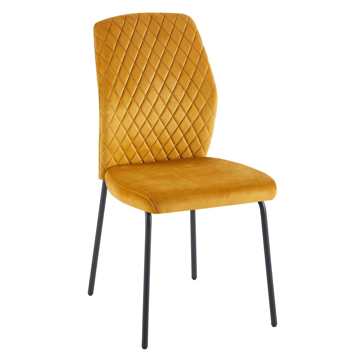 Chair set of 2 yellow