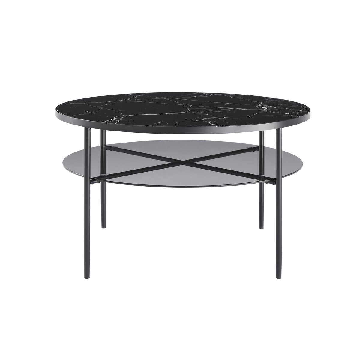 Coffee table Ø 81 cm black