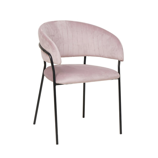 Chair velvet with back quilting rose