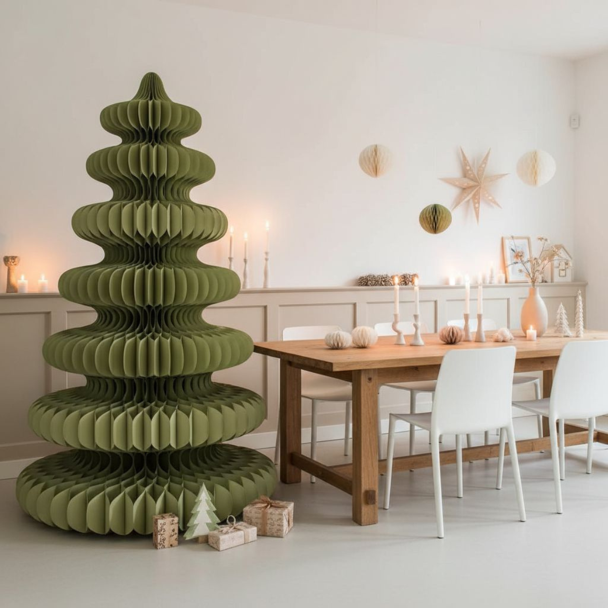 Dekorativer Weihnachtsbaum Grün
