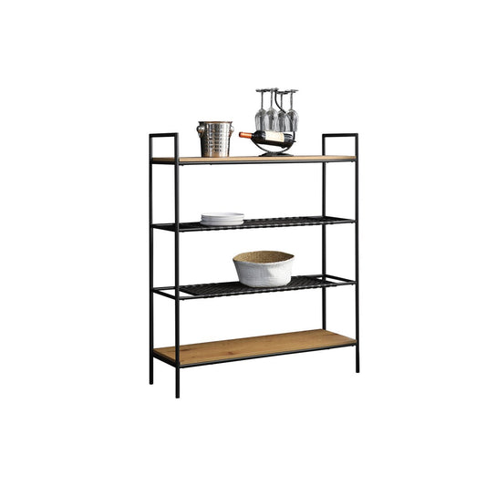 Bookcase natural/black