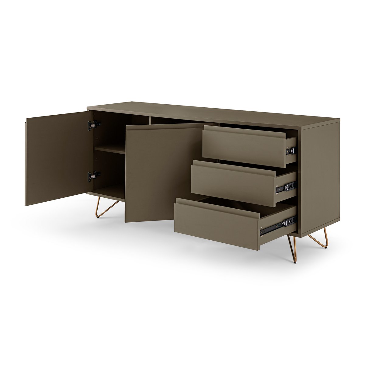 Sideboard with 2 doors and 3 drawers
