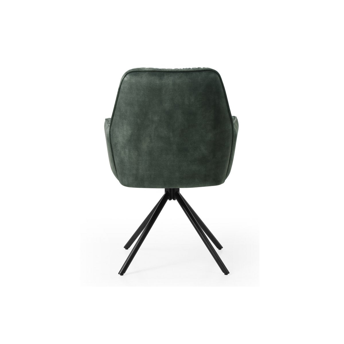 Armchair with 360° swivel function, dark green