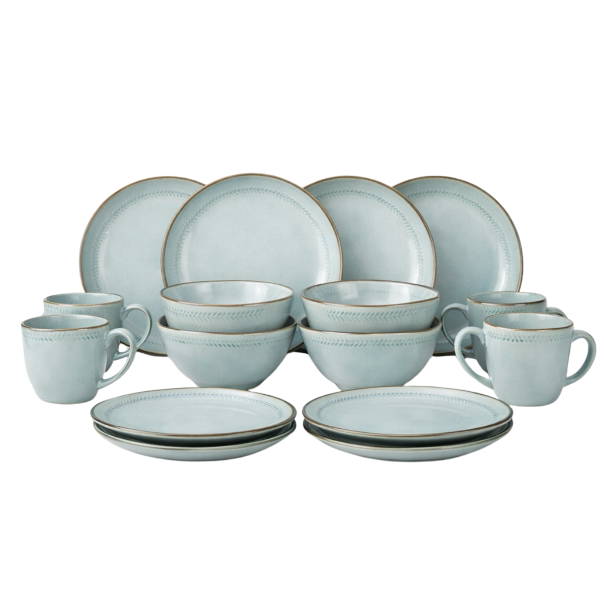 Geschirrset Racco Grey