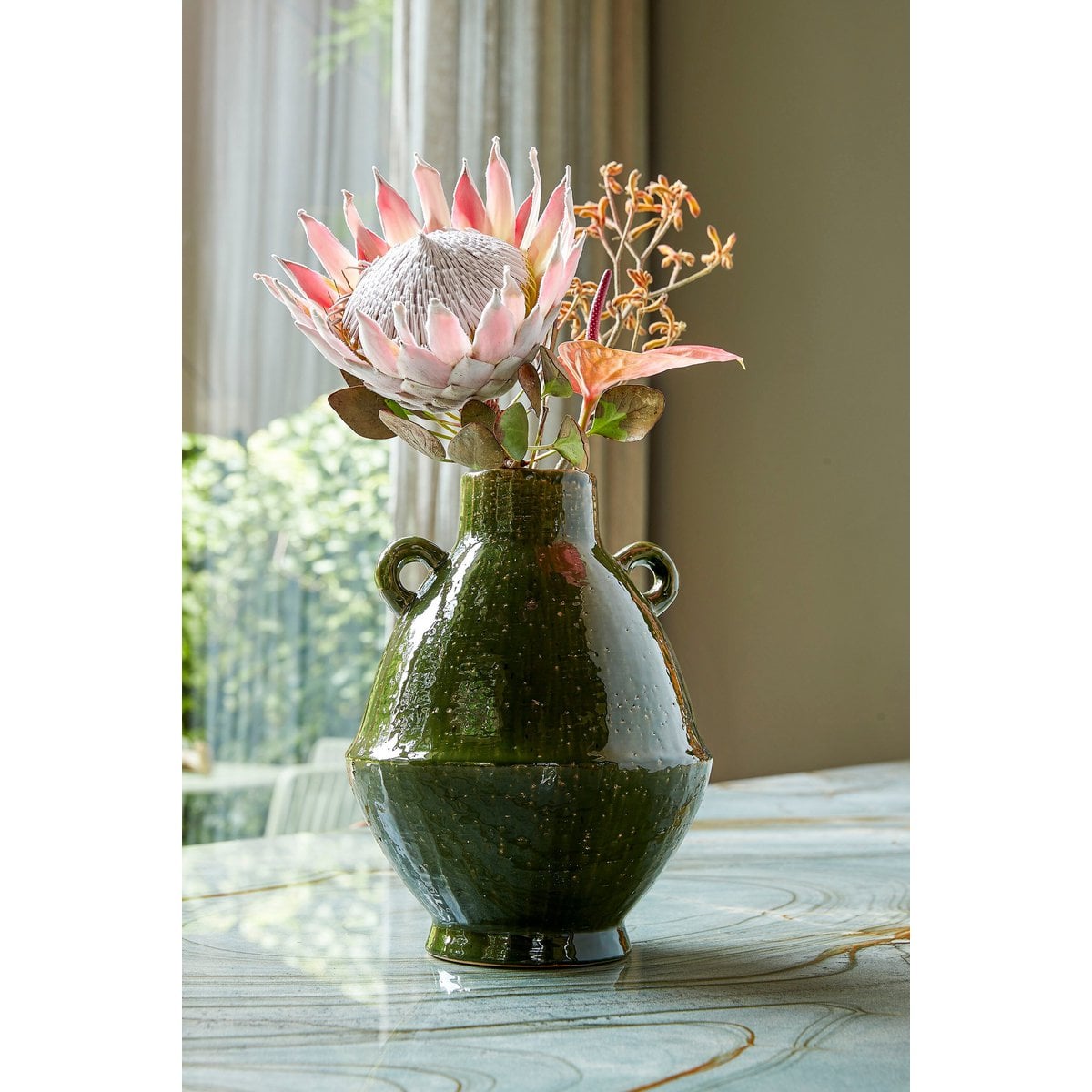 Vase Elena Grün