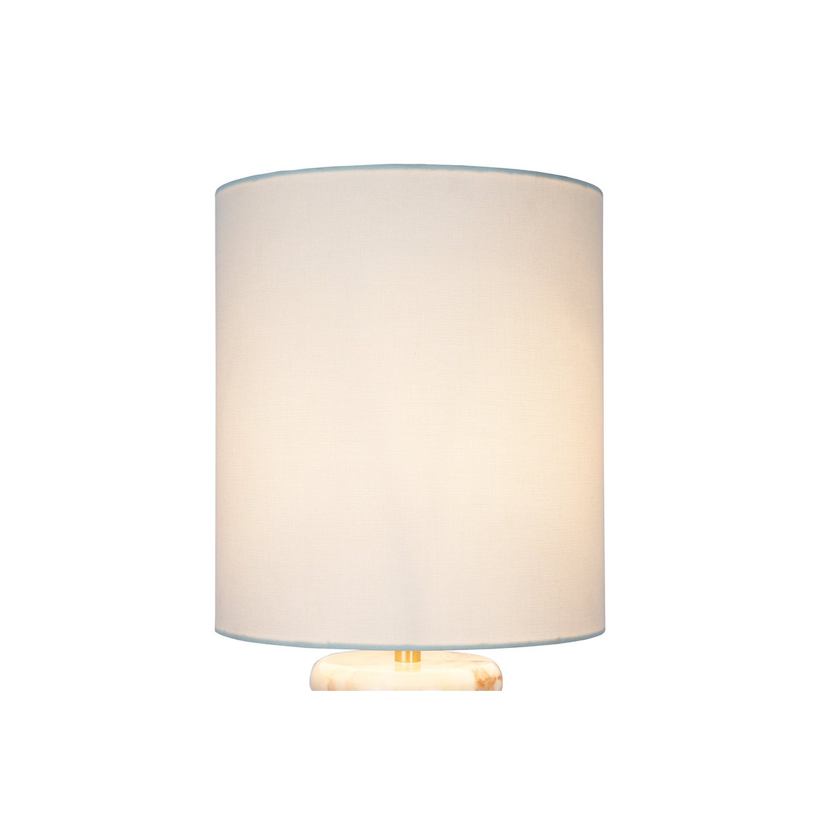 Table lamp marble/linen beige