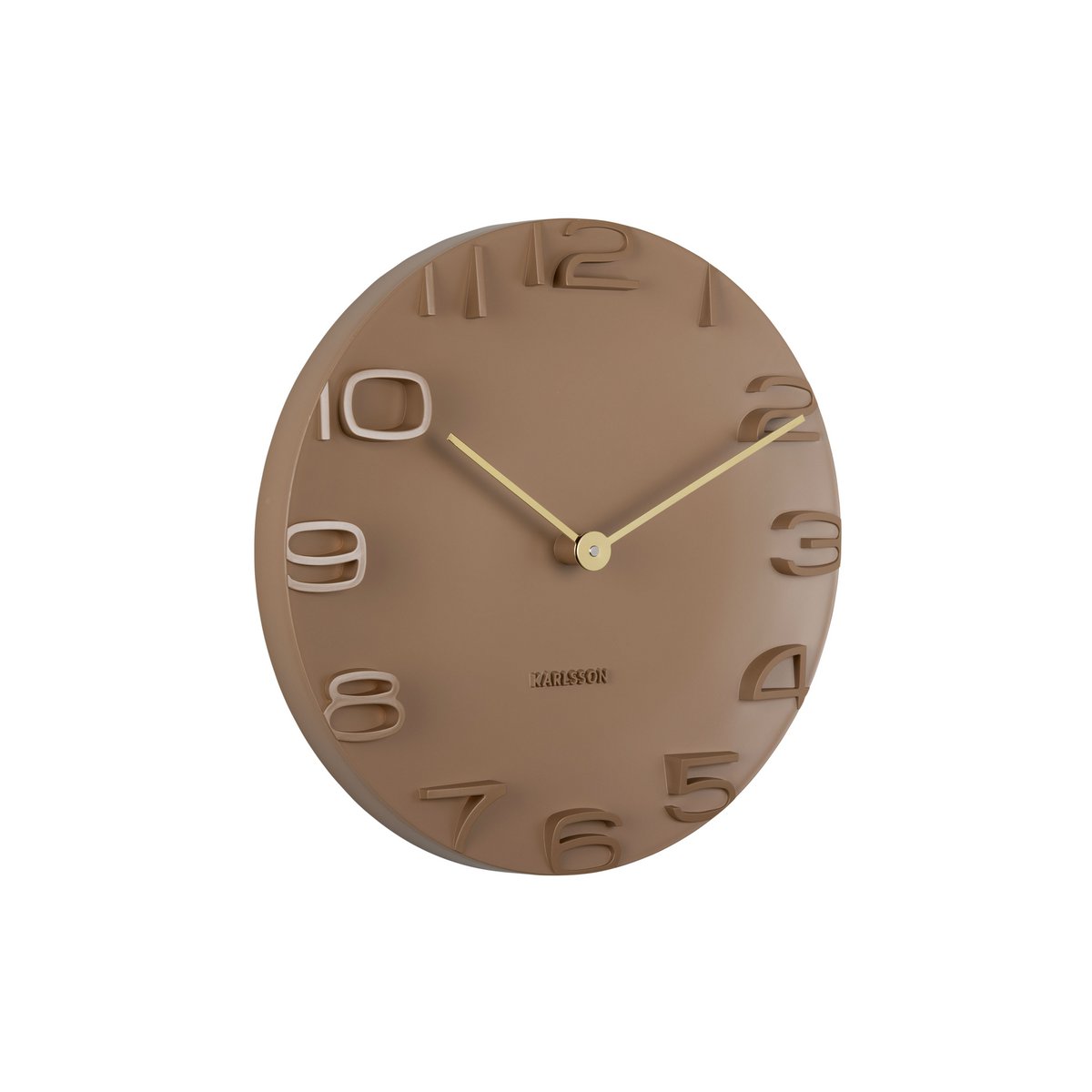 Wanduhr am Rande