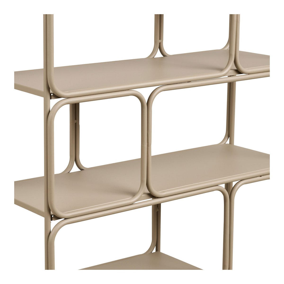 Lanciano Wandregal, Metall, beige, 48x18x64 cm