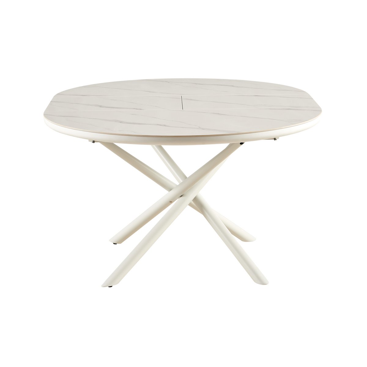 Esstisch Ø120 cm Weiß