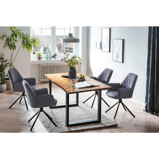 Dining group 5 pieces 160x85 cm