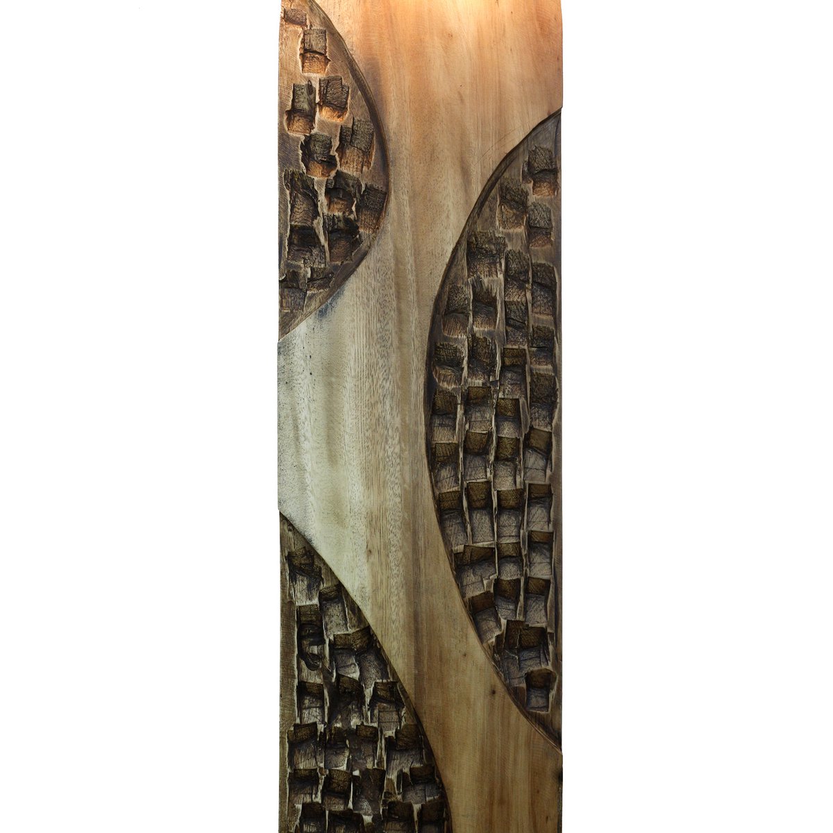 Stehleuchte Akazie/Leinen Natur 171 cm