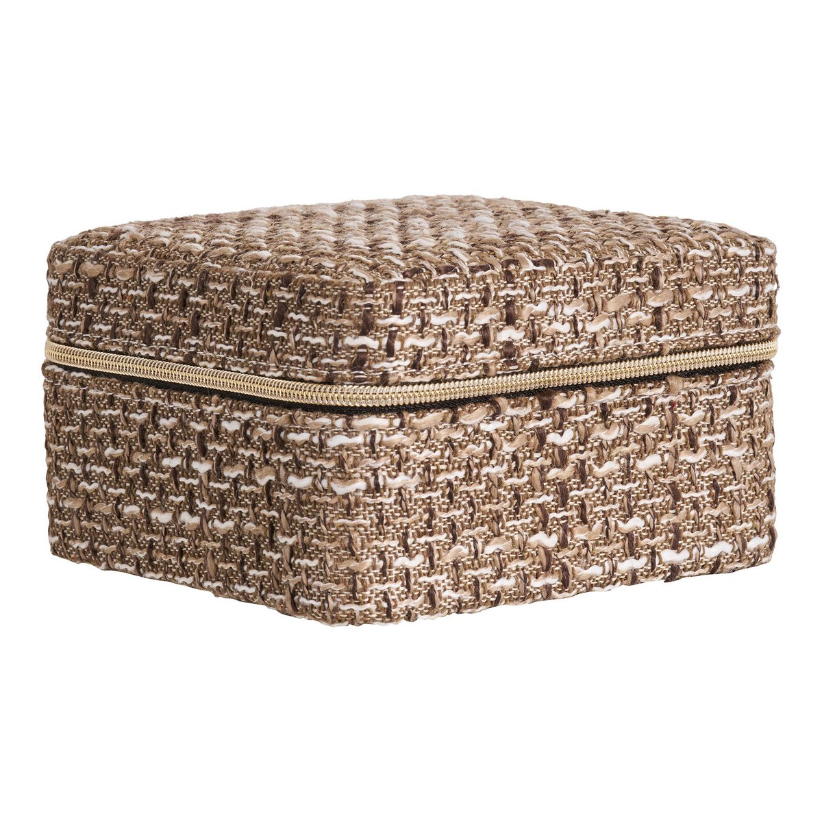 Marrakesch-Schmuckkästchen – Braunmischung, 100 % Polyester, 11 x 11 x 6,5 cm