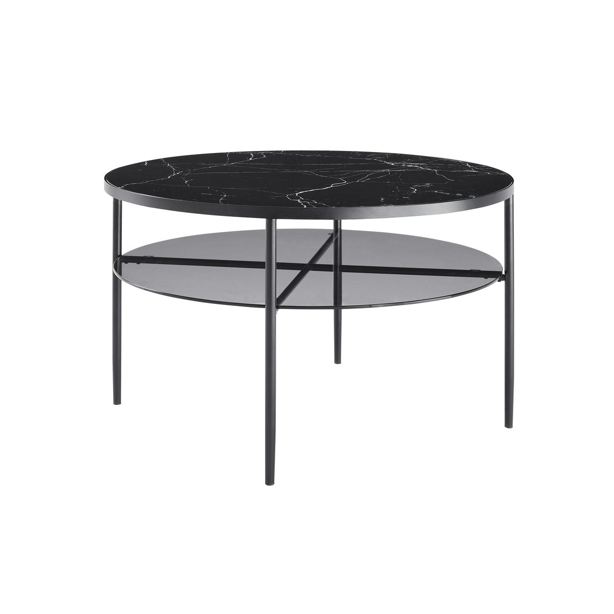 Coffee table Ø 81 cm black