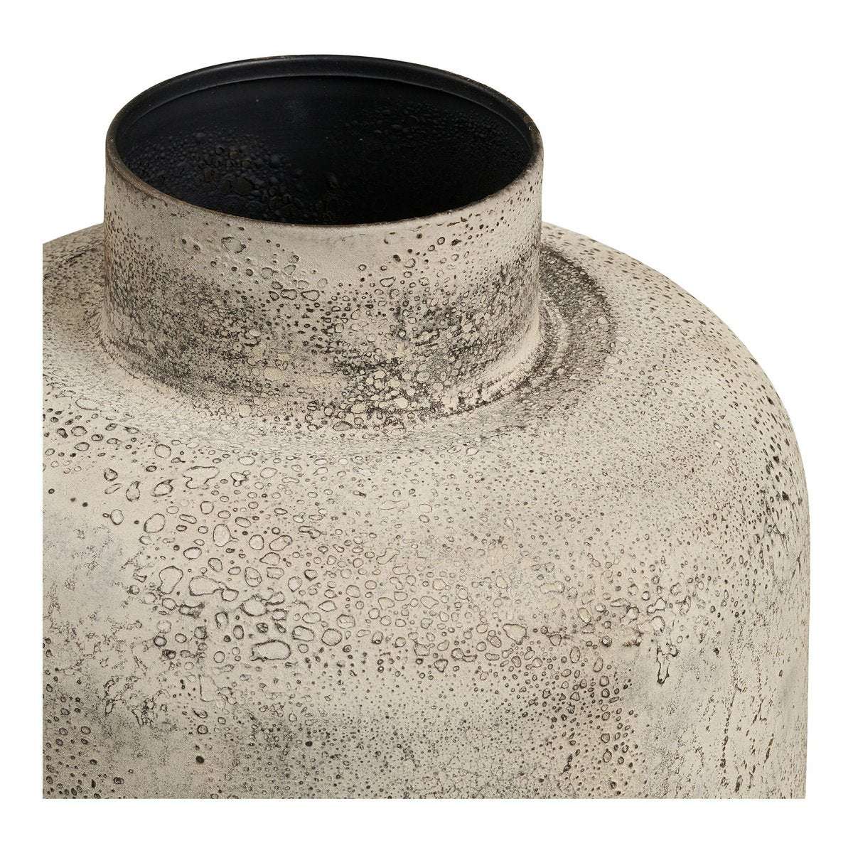 Hou Dekotopf, Metall, antikbeige, ø24x60,5 cm