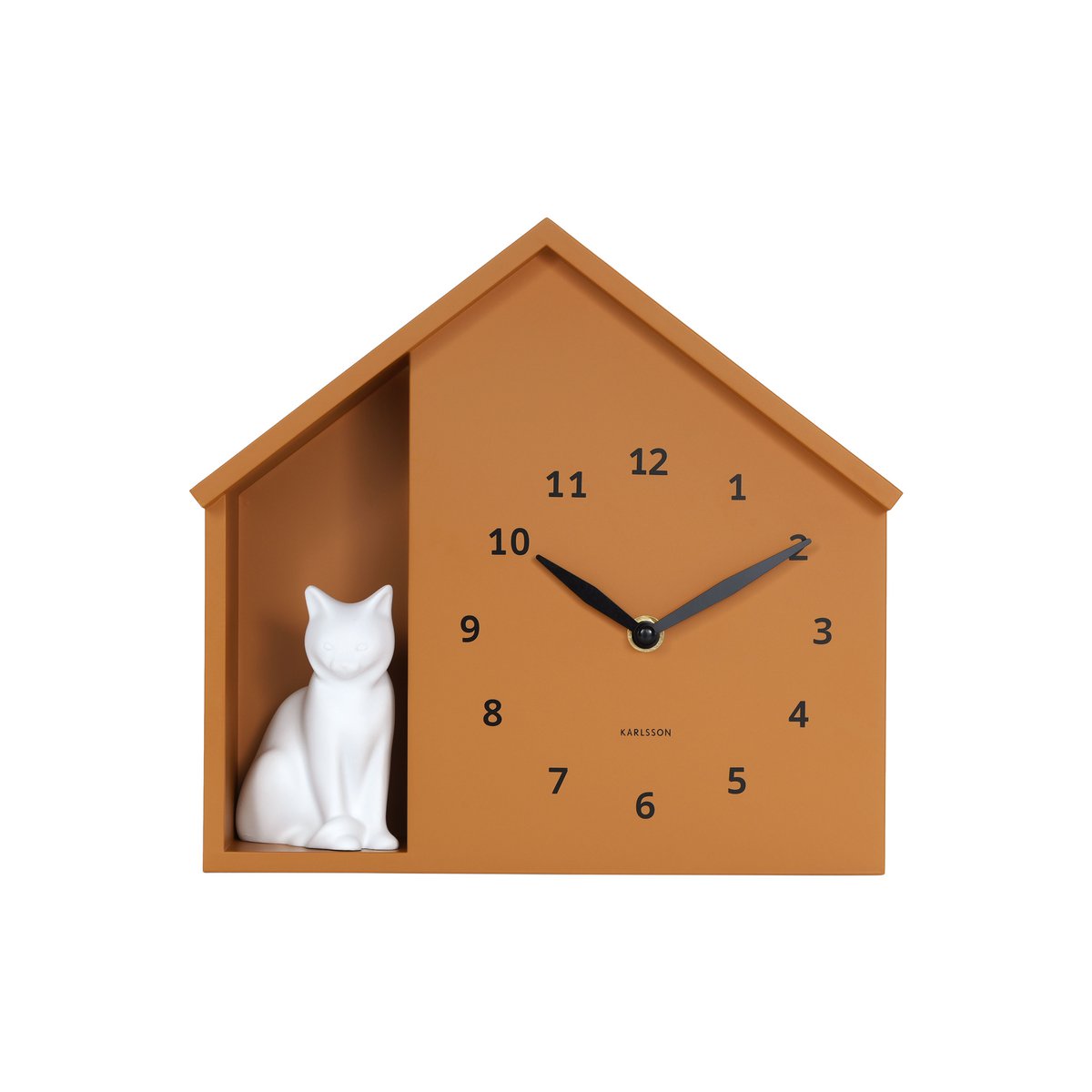 Wanduhr Sitzende Katze