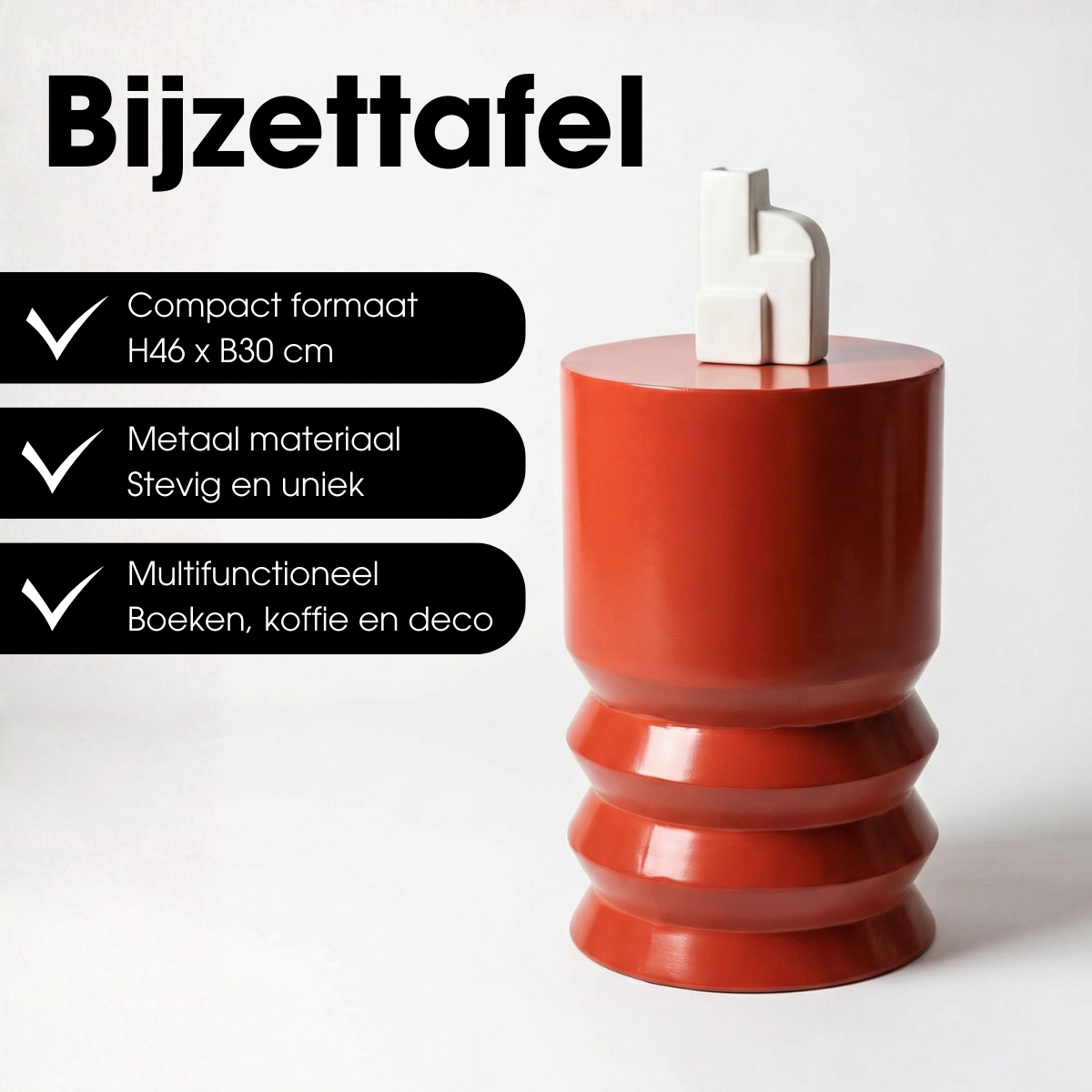 Beistelltisch Mart Red