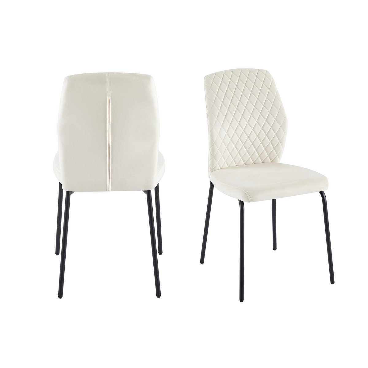 Chair set of 2 beige