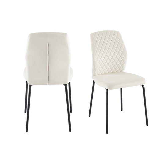 Chair set of 2 beige