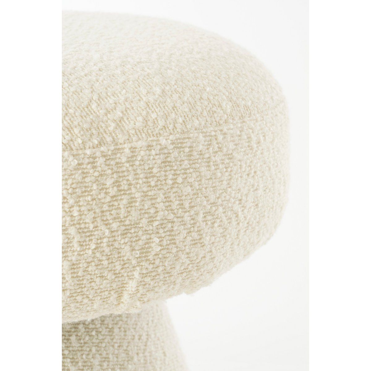 Pouf Pouffe Cremeweiß