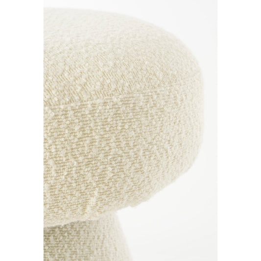 Pouf Pouffe Cremeweiß