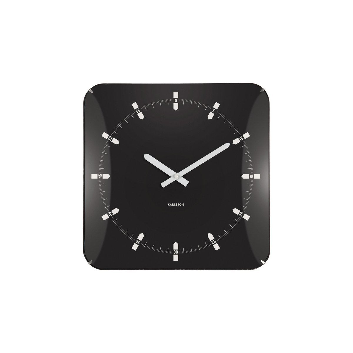 Wanduhr Sucinto Dome Square