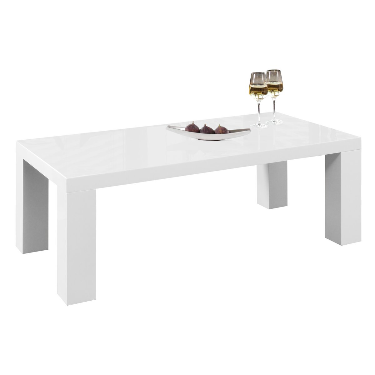 Coffee table 120x60x40 cm white