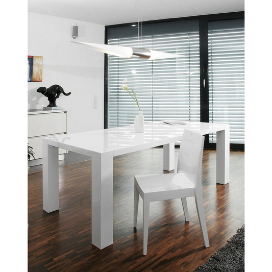 Dining table 200x100x76 cm white