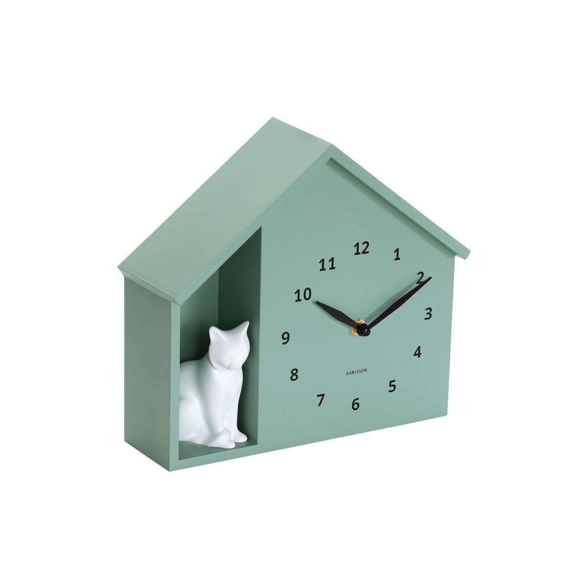 Wanduhr Sitzende Katze