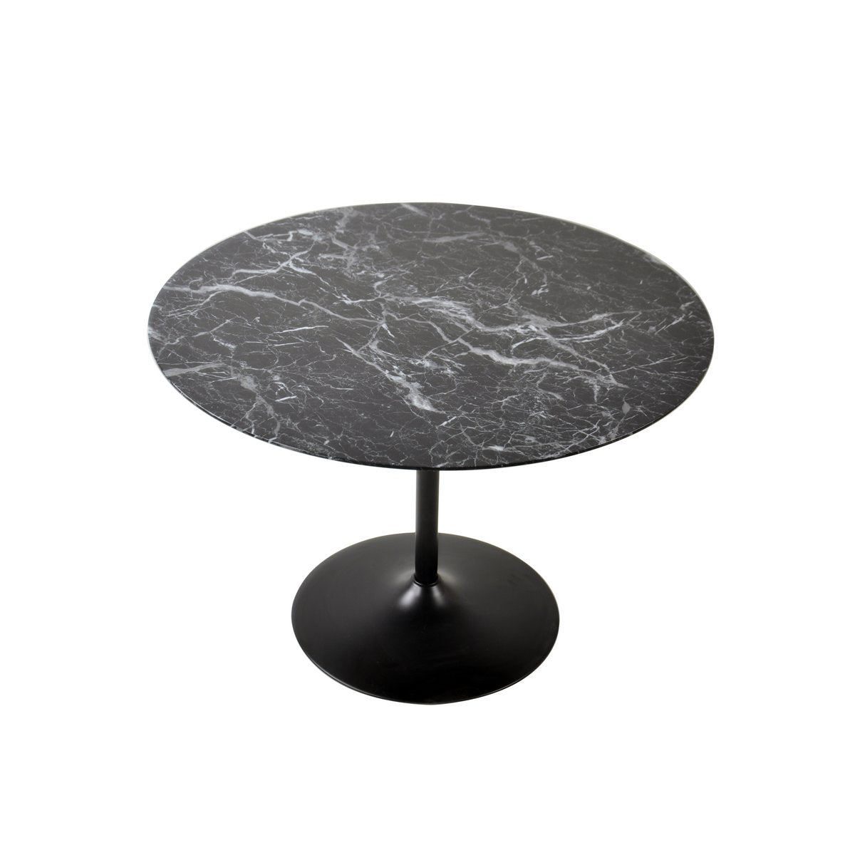 Black round table Ø 110 cm
