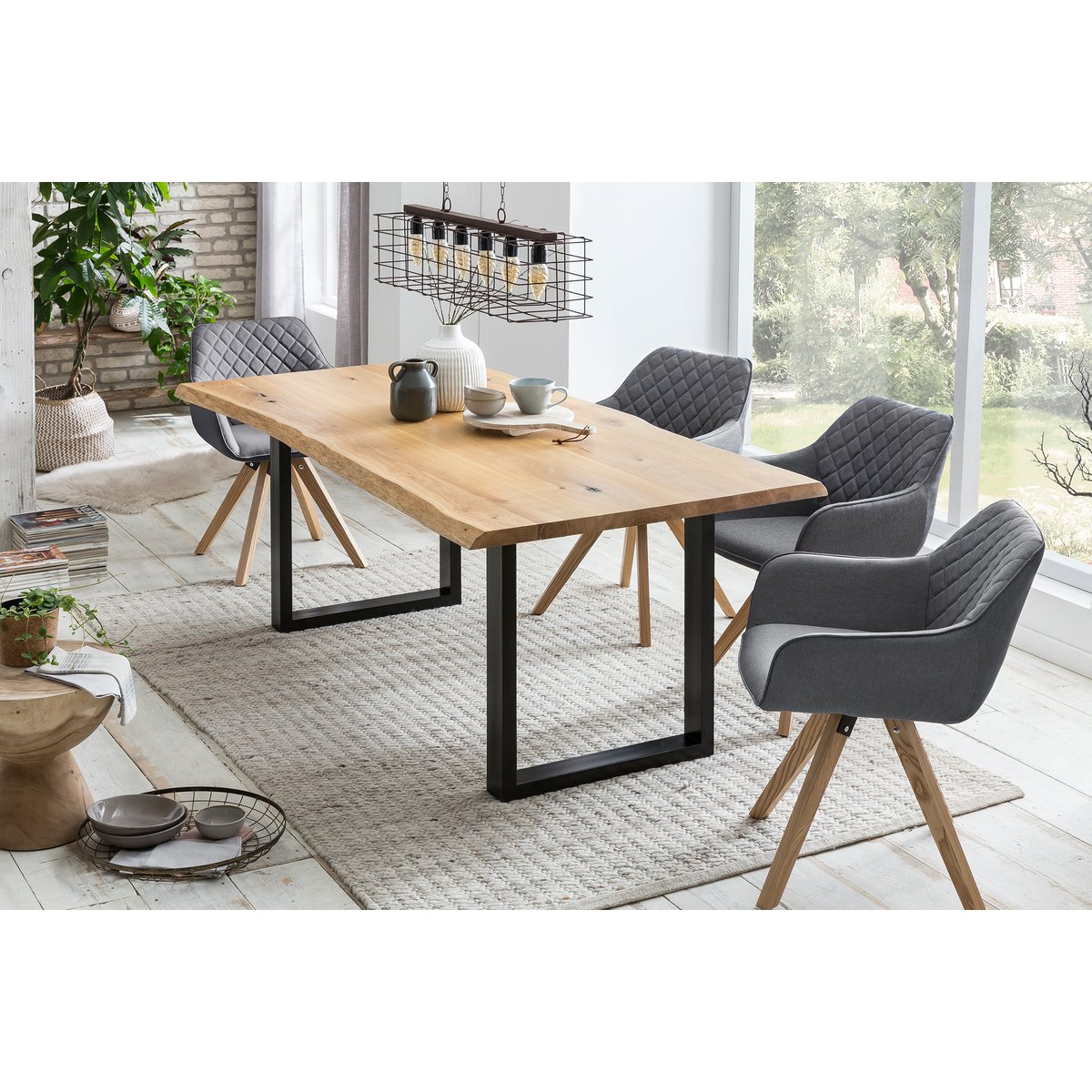 Dining table 160x90 cm made of oak