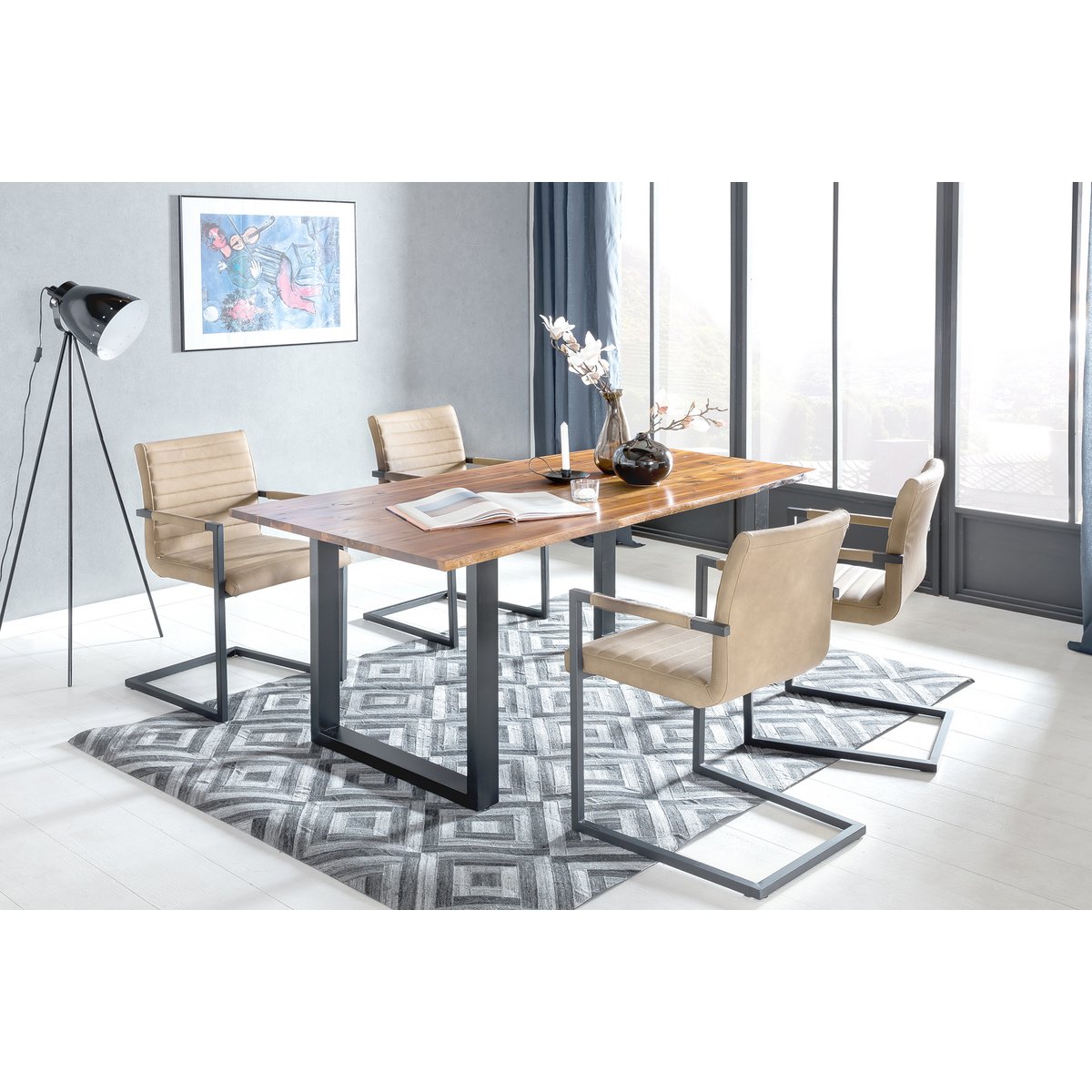 Dining table 120x80x77 cm