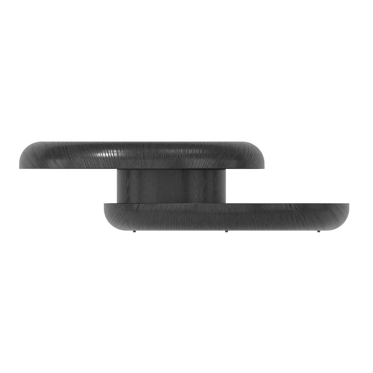Coffee table Ø 90 cm rotatable black