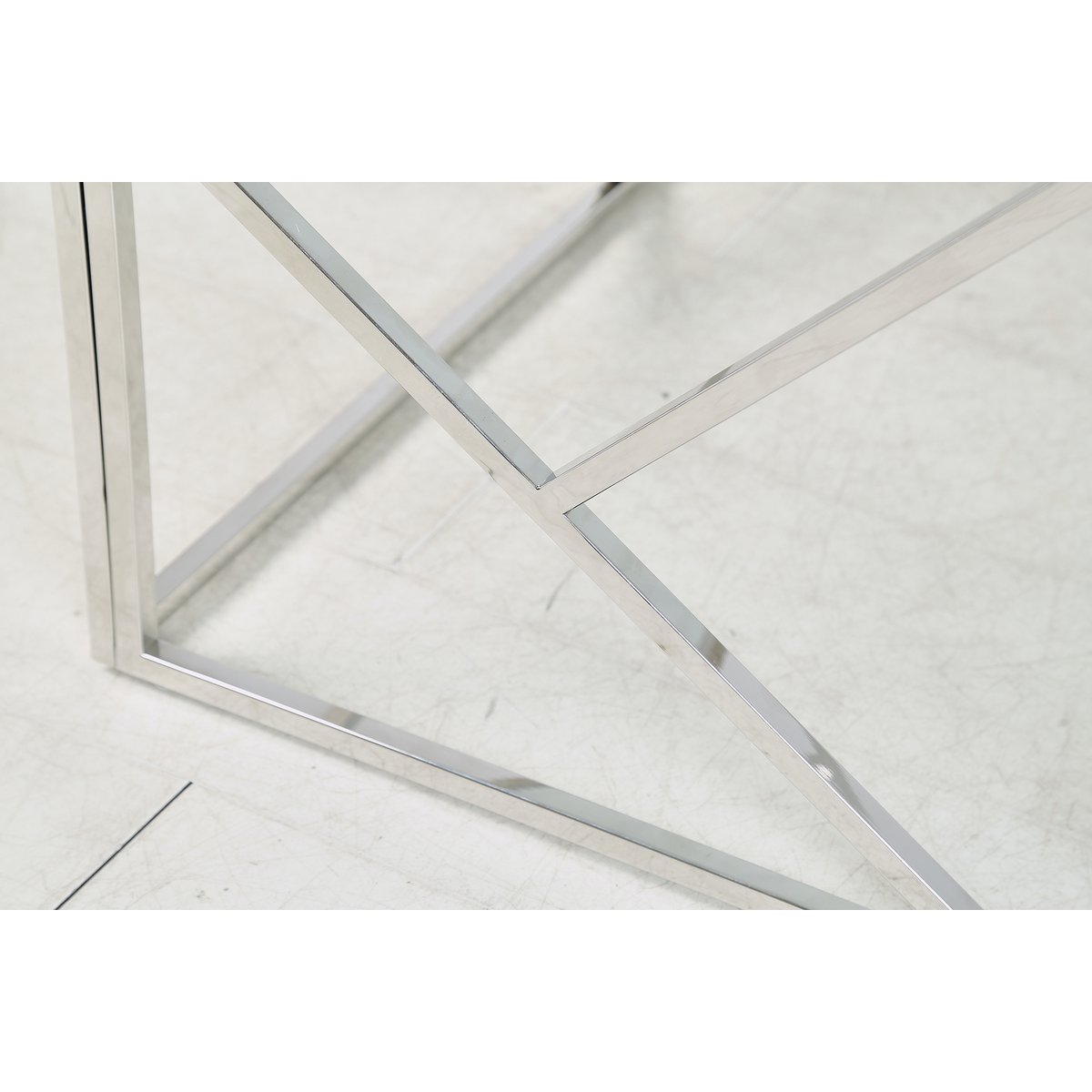 Couchtisch Silber 120x60 cm