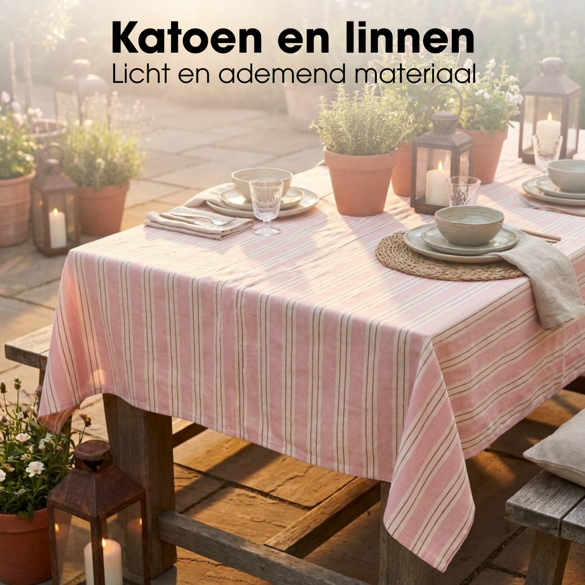 Tischdecke Evie Pink